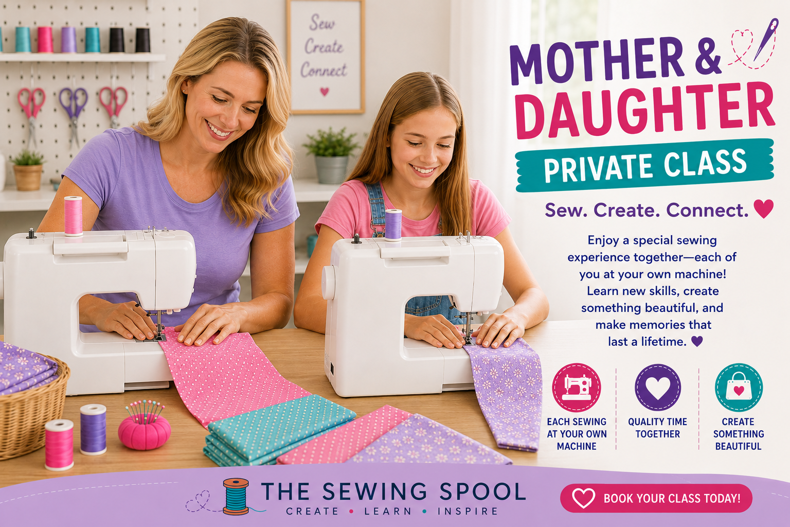 Mother & Daughter Sewing Class